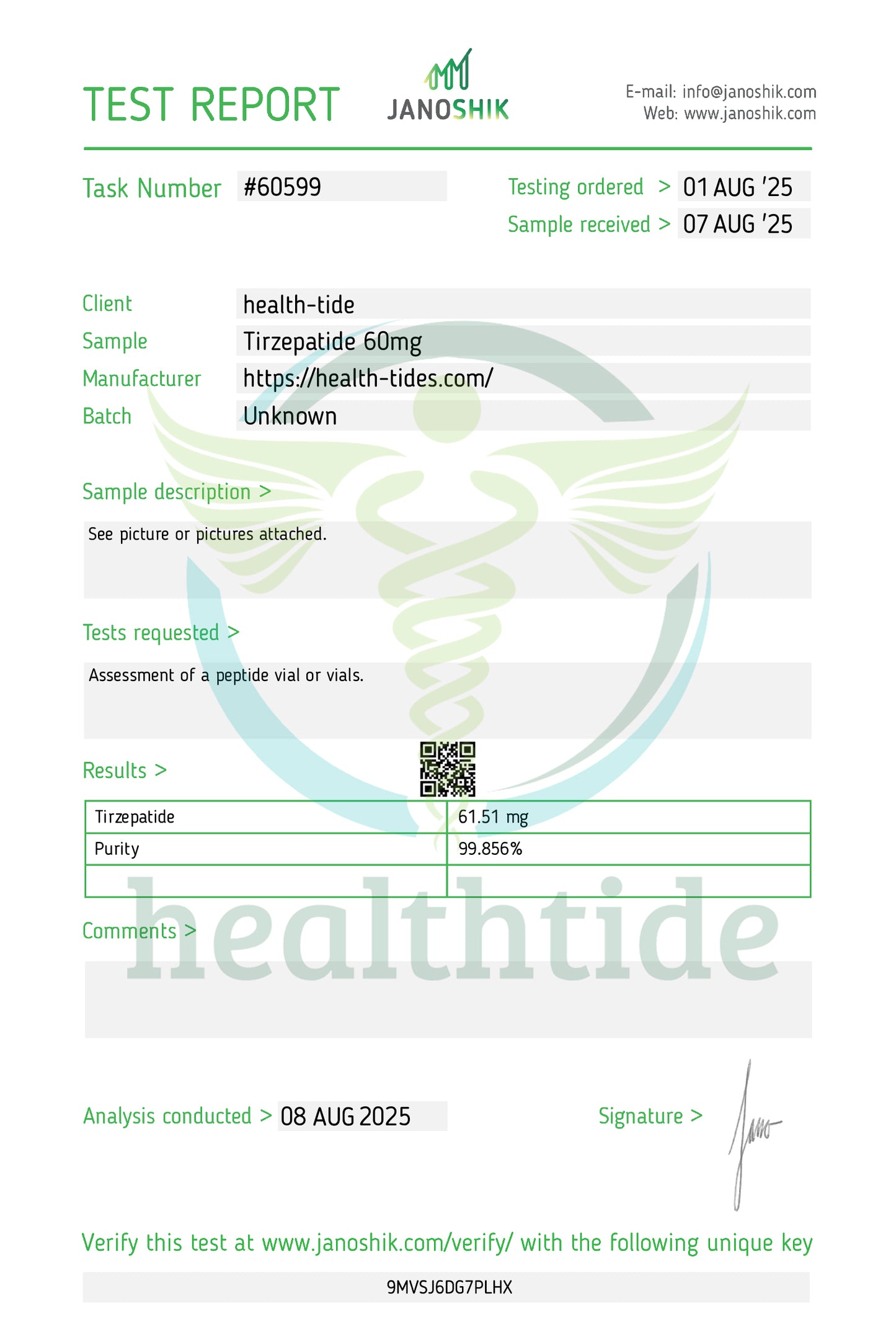 Tirzepatide 60mg